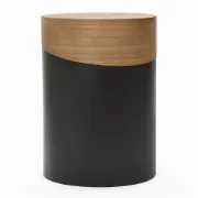 Picture of Drum Natural wood Side table