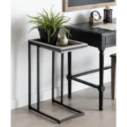 Picture of Clamy Side table Natural wood with Metal 