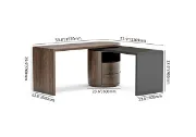 Picture of Sereko Desk Natural wood 