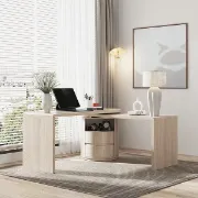 Picture of Sereko Desk Natural wood 