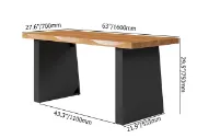 Picture of Wendego Desk Natural wood