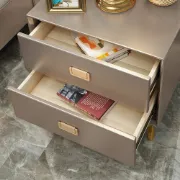 Renise – Modern 2-Drawer Nightstand in Natural Wood