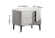 Picture of Ferezi Modern Nightstand - 2 drawers 