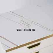 صورة طاولة غرفة نوم بيضاء حديثة - ڤيرا