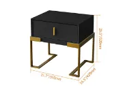 Picture of Walkie Modern Black nightstand 