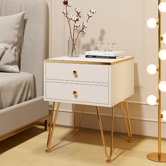 Picture of Qwara Modern Nightstand - 2 drawers