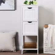 صورة خزانة حمام خشب طبيعي - ليزا