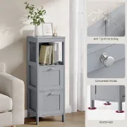 صورة خزانة حمام خشب طبيعي - ليزا