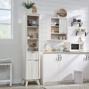 صورة خزانة حمام خشب طبيعي - مورا