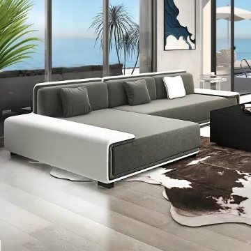 Show details for Lunvia Convertible Sleeper Sofa – L-Shaped Modular Design Picture of Lunvia Convertible Sleeper Sofa – L-Shaped Modular Design