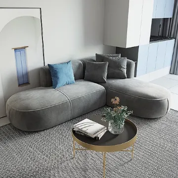 Show details for Gramfie L-Shaped Sectional Natural wood Picture of Gramfie L-Shaped Sectional Natural wood