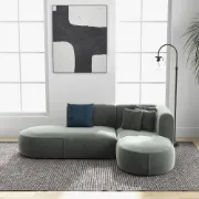 Picture of Gramfie L-Shaped Sectional Natural wood