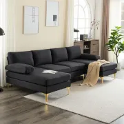 صورة Piece Upholstered Sectional