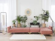 Picture of Eleganza L-Shaped Sectional Natural wood