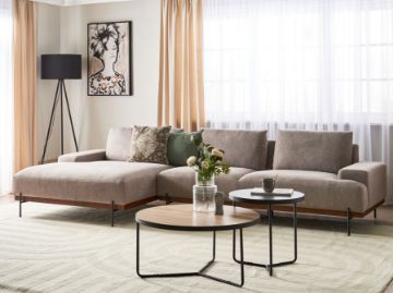 Show details for Moris L-Shaped Sectional Natural wood Picture of Moris L-Shaped Sectional Natural wood