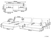 Picture of Moris L-Shaped Sectional Natural wood