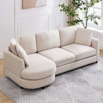 Show details for Mixoy L-Shaped Sectional Natural wood Picture of Mixoy L-Shaped Sectional Natural wood