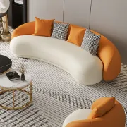 Picture of Sandra sofa 3 seater-natural wood