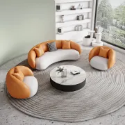Picture of Sandra sofa 3 seater-natural wood
