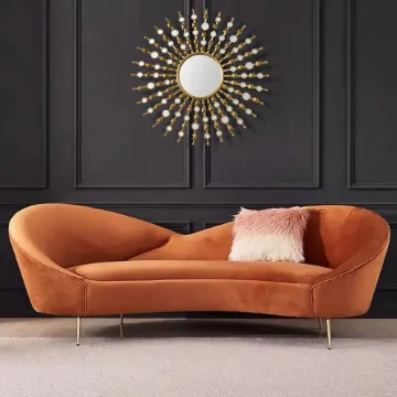 تفاصيل أريكة كينيف الحديثة بثلاث مقاعد ذات تصميم منحني صورة أريكة كينيف الحديثة بثلاث مقاعد ذات تصميم منحني