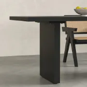 Picture of Natural Wooden Dining Table with Modern Design - Monello