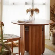 Picture of The Crescent Root Dining Table - Natural wood