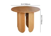 Picture of The Crescent Root Dining Table - Natural wood