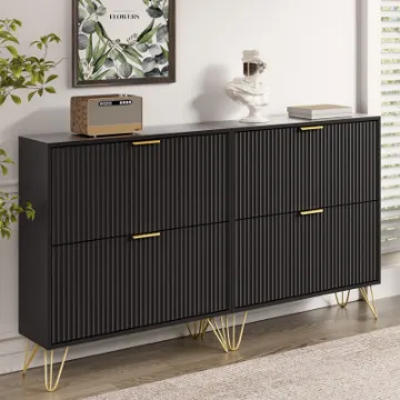 Show details for Pivot Shoe Cabinet - Natural wood Picture of Pivot Shoe Cabinet - Natural wood