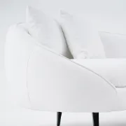 Picture of Curved Modern Lounge Sofa - Natural Wood - Arlo