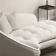 Picture of Curved Modern Lounge Sofa - Natural Wood - Arlo