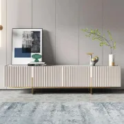 Celesta Natural Wood Round Coffee Table & TV table Set
