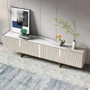 Celesta Natural Wood Round Coffee Table & TV table Set