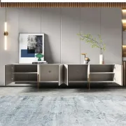 Celesta Natural Wood Round Coffee Table & TV table Set