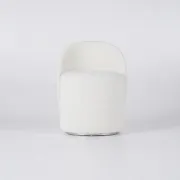 Elenora Vanity Chair – Natural Wood & Premium Fabric