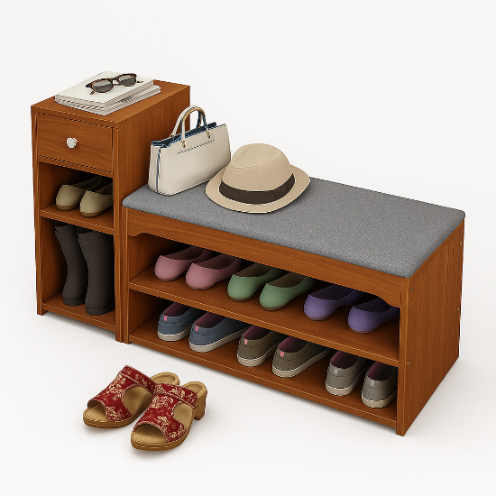 Picture of Terana Shoe Storage unit -BROWN