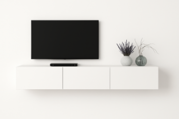 Show details for Ozge Natural Wood TV Stand – Floating Design with Hidden Storage Picture of Ozge Natural Wood TV Stand – Floating Design with Hidden Storage