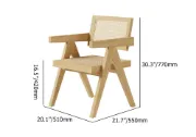 Picture of Zavira Rattan Accent Chair – Minimal Form, Natural Texture