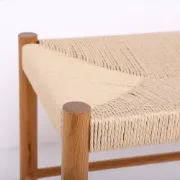 صورة مقعد ساكو بوهو من الخشب المنسوج