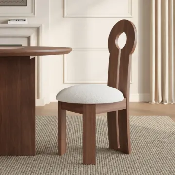 Show details for Halo Sculpted Wood Dining Chair Picture of Halo Sculpted Wood Dining Chair