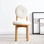 Picture of Donut Back Modern Dining Chair – Sculpted Comfort with Contemporary Charm