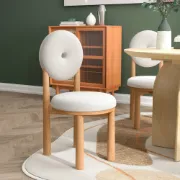 Picture of Donut Back Modern Dining Chair – Sculpted Comfort with Contemporary Charm