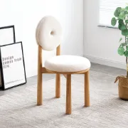 Picture of Donut Back Modern Dining Chair – Sculpted Comfort with Contemporary Charm
