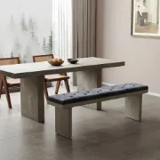 Picture of Raven Velvet Chair – Natural Wood Touch