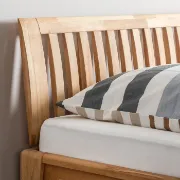 Picture of Rayan Natural  Wood Bed – Strength with Soul