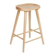 Picture of Rixo Backless Natural Wood Counter Chair
