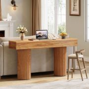 Picture of Avira SideTable – Natural Wood with Rounded Pillar Legs