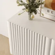 Picture of Loraya Natural Wood Sideboard – Classic Silhouette with Sculpted Texture