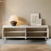 صورة وحدة تلفزيون نوڤيا – تصميم عصري من الخشب الطبيعي