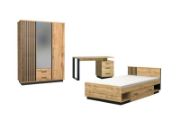صورة أڤيرا طقم غرفة نوم شبابي بتصميم عصرى – خشب طبيعي