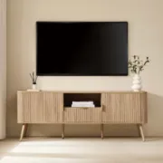 Picture of Tivo Modern TV Stand – Natural Wood